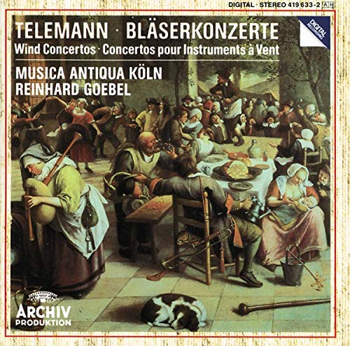 Georg Philipp Telemann - Telemann: Concertos for Wind Instruments -Concerto for Transverse Flute, Strings and Basso Continuo, Trumpet Concerto, etc / Reinhard Goebel(cond), Musica Antiqua Koln, etc - Import CD