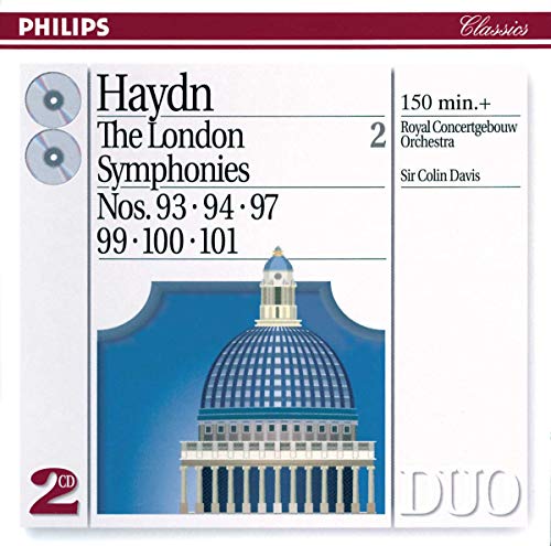 Haydn (1732-1809) - Sym.93, 94, 97, 99, 100, 101: C.davis / / Concertgebouw.o - Import 2 CD