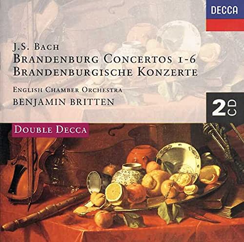 Bach (1685-1750) - Brandenburg Concerto, 1-6, : Britten / Eco +concertos: Marriner - Import 2 CD