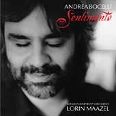BOCELLI,ANDREA - Sentimento / Andrea Bocelli, Lorin Maazel, London SO - Import CD