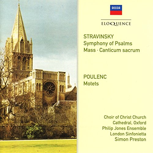 PRESTON,SIMON - Stravinsky: Symphony of Psalms, Mass, Canticum Sacrum; Poulenc: Motets - Import CD