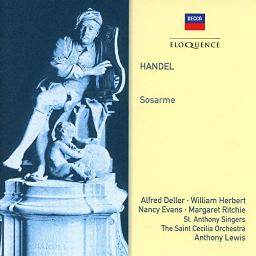 Handel (1685-1759) - Sosarme: A.lewis / St Cecilia O Deller W.herbert N.evans Ritchie Kentish H.watts I.wallace - Import 2 CD