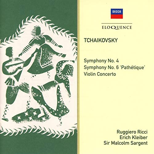 Tchaikovsky (1840-1893) - Sym, 4, 6, Violin Concerto: E.kleiber / Paris Conservatory O Sargen / London New So Ricci(Vn) - Import 2 CD