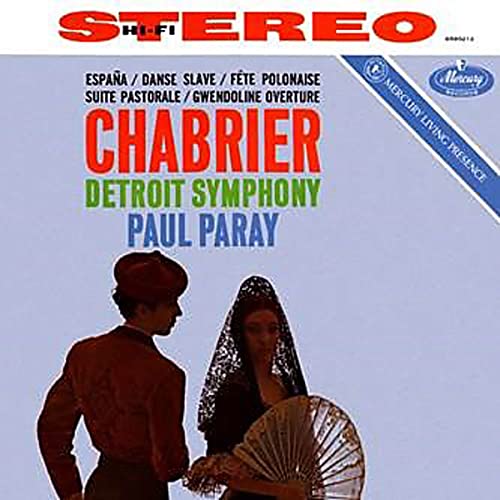 Chabrier (1841-1894) - Orch.works: Paray / Detroit So (vinyl) - Import LP Record