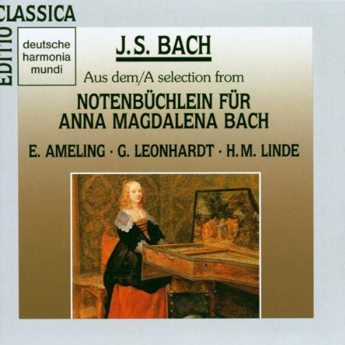 Bach (1685-1750) - Notenbuchlein Fur Anna Magdalena Bach: Ameling Leonhardt Linde J.koch - Import CD