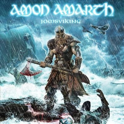 Amon Amarth - Jomsviking - Import Ruby Red Marbled Vinyl LP Record Limited Edition