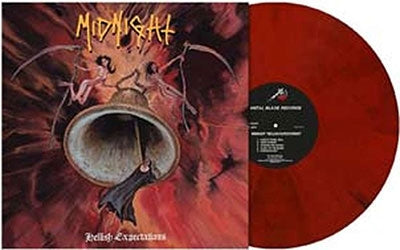Midnight - Hellish Expectations - Import Crimson Red/Black Smoke Vinyl LP Record Limited Edition