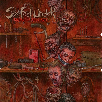 Six Feet Under (Metal) - Killing For Revenge - Import Bloodshot Vinyl LP Record Limited Edition