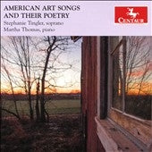 Stefanie Tengler, Marta Thomas - American Art Songs And Their Poetry - Import CD
