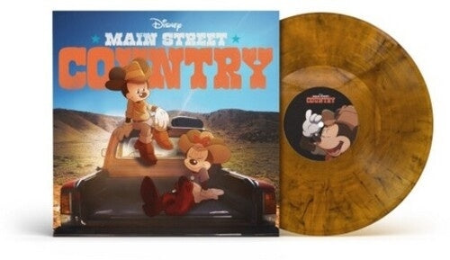 Various Artists - Main Street Country - Import Whiskey Smoke Vinyl LP Recurd Limited Edition