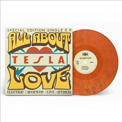Tesla - All About Love - Import Orange Vinyl LP Record