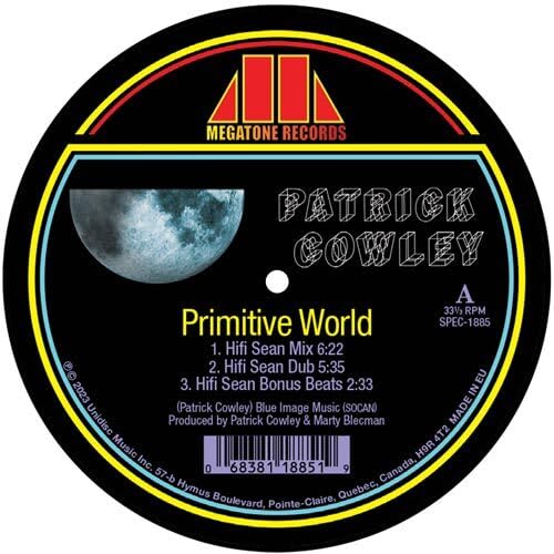 Patrick Cowley - Primitive World (Hifi Sean Remixes) - Import Vinyl 12 Inch Record