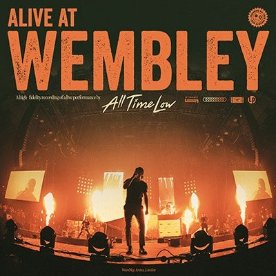 All Time Low - Alive At Wembley - Import Vinyl LP Record Tangerine & Lemon Opaque Vinyl