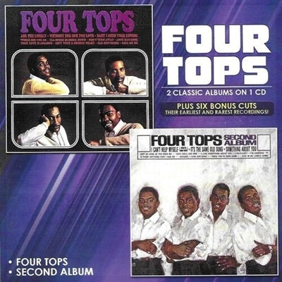 The Four Tops - 2 Classic Albums on 1 CD Plus Six Bonus Cuts - Import CD
