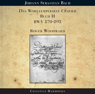 Roger Woodward - J.S.Bach: The Well-Tempered Clavier Book.2: BWV.870-BWV.893 - Import 3 CD