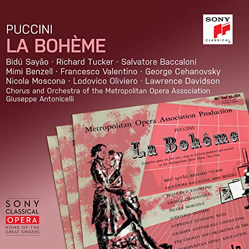 Puccini (1858-1924) - La Boheme : Antonicelli / MET Opera, Bidu Sayao, Tucker, Moscona, Oliviero, etc (1947 Monaural)(2CD) - Import 2 CD