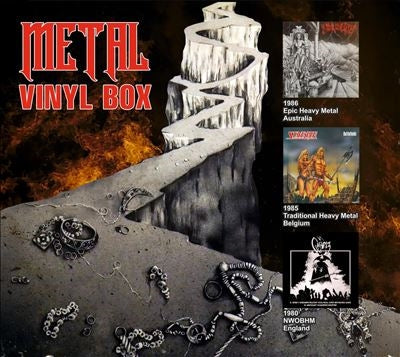 Various Artists - Metal - Vinyl Box - Import Vinyl 3 LP Record Box Set Limited Edition