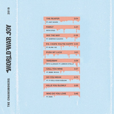 The Chainsmokers - World War Joy - Import CD