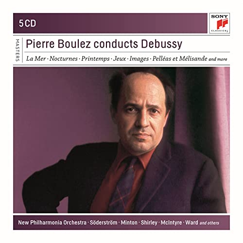 Debussy (1862-1918) - Orchestral Works, Pelleas et Melisande : Pierre Boulez / New Philharmonia, Elisabeth Soderstrom, etc (5CD) - Import 5 CD Box