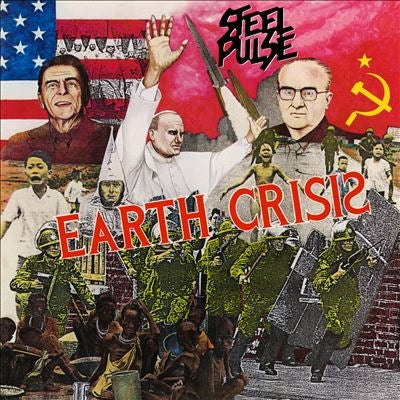 Steel Pulse - Earth Crisis - Import Red Vinyl LP Record