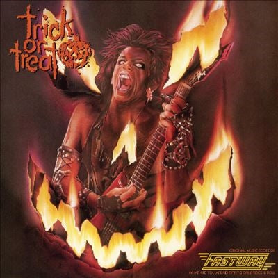Fastway - Trick Or Treat - Import Pumpkin Orange With Electric Swirl Vinyl LP Record Limited Edition