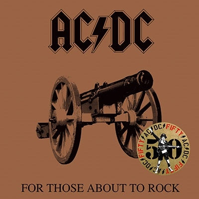 AC/DC - For Those About to Rock We Salute You - Import Gold Vinyl LP Record Limited Edition