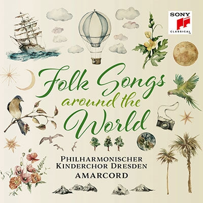 Dresden Philharmonic Children's Choir, Amarcord - Folk Songs -Around the World : Philharmonischer Kinderchor Dresden, Amarcord - Import CD