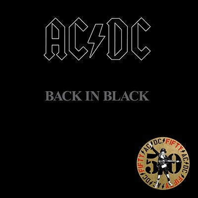 AC/DC - Back in Black - Import Black and White Vinyl LP Record Limited Edition