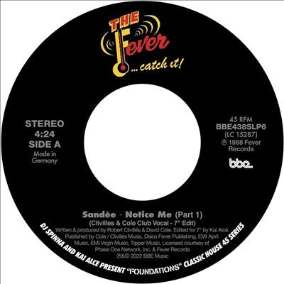 DJ Spinna - Dj Spinna & Kai Alce Present: Foundations Part 6 - Import Vinyl 7inch Single Record