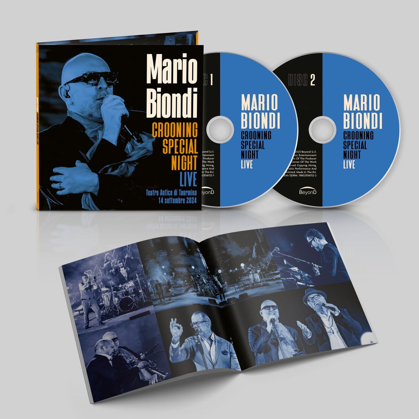 Mario Biondi - Crooning Special Night-Live-Teatro Antico Di Taormina 2024 - Import 2 CD