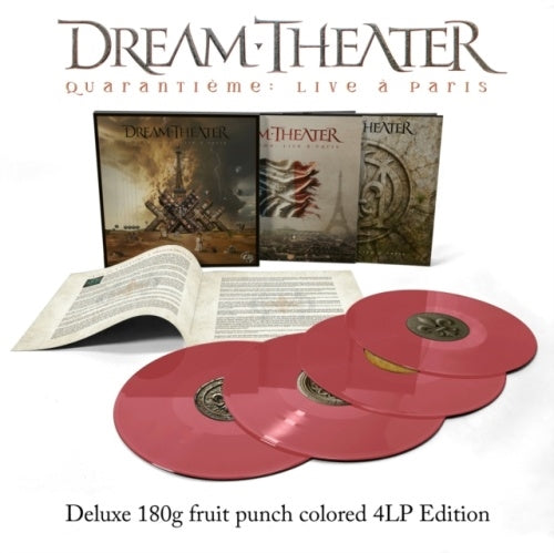 Dream Theater - Quarantieme: Live A Paris - Import Fruit Punch Vinyl 4 LP Record