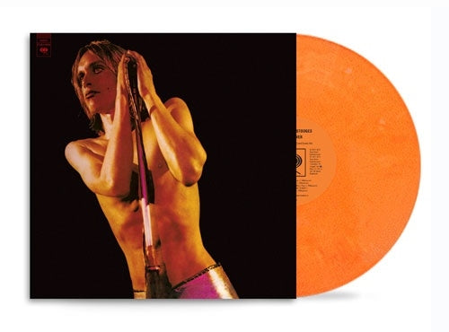 Iggy & The Stooges - Raw Power - Import Orange & White Marble Vinyl LP Record Limited Edition