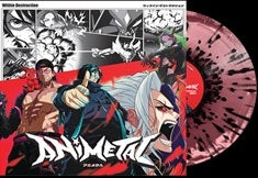 Within Destruction - Animetal (Exclusive) - Import Pink Side A/B w/ Black Splatter Vinyl LP Record Limited Edition