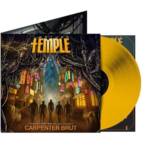 Carpenter Brut - Leather Temple (Indie Exclusive) - Import Yellow Vinyl LP Record