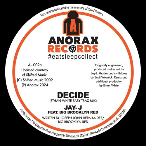 Jay-J Ft. Big Brooklyn Red - Decide - Import Vinyl 7 Inch Single Record