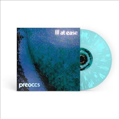 Preoccupations - Ill At Ease - Import Electric Blue/Baby Pink Splatter Vinyl LP Record
