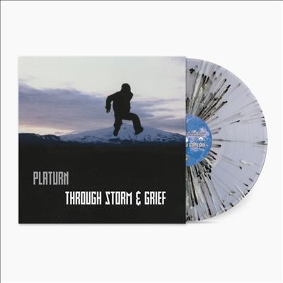 D.J.Platurn - Through Storm & Grief - Import Icy Marble Eco-Mix-Splatter of Clear, Blue, and White Vinyl LP Record