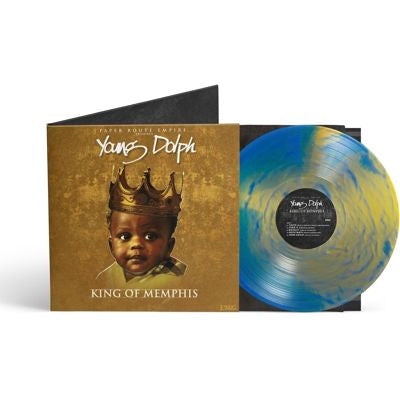Young Dolph - King Of Memphis (10Yr Anniversary) - Import Royalty Blue & Gold Vinyl LP Record