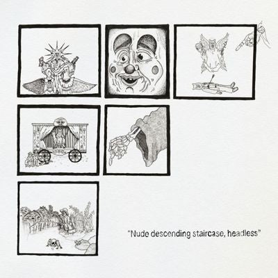 Teen Suicide - Nude Descending Staircase Headless - Import Distant Clouds Grey Vinyl LP Record Limited Edition