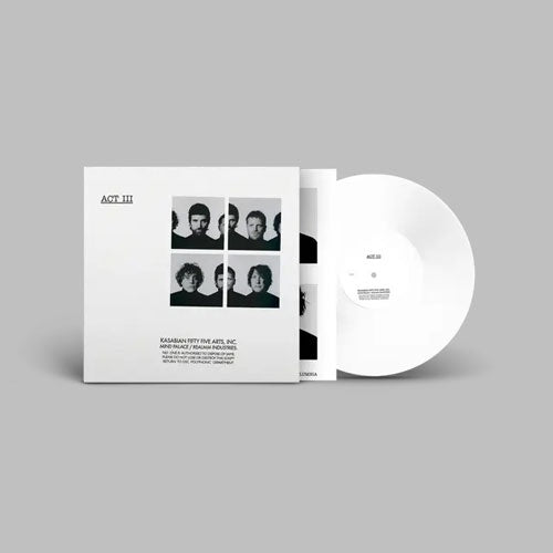 Kasabian - Act III - Import White Vinyl LP Recurd Limited Edition