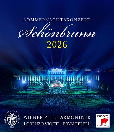 LORENZO VIOTTI - Summer Night Concert 2026 : Lorenzo Viotti / Wiener Philharmoniker, Bryn Terfel(B-Br) - Import Blu-ray Disc