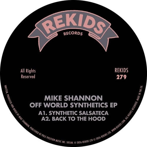 Mike Shannon - Off World Synthetics - Import Vinyl 12 inch Record