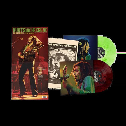 Bob Marley & The Wailers - Roots, Rock, Reggae: Live At The Hammersmith Odeon 2lp): (Molten Lava Red And Peridot Swirl Green Color Vinyl) - Import Molten Lava Red And Peridot Swirl Green Color Vinyl 2 LP Record Limited Edition