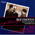 Wilhelm Furtwangler - Beethoven: Violin Concerto (1/9-12/1944) / Leonore Overture No.3 (7/13/1950): Erich Rohn (vn) / Wilhelm Furtwangler / BPO / ACO - Japan CD