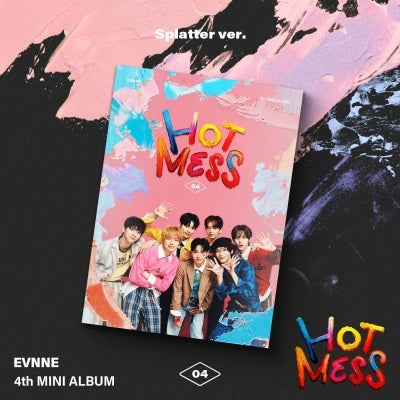 EVNNE - HOT MESS: 4th Mini Album (Splatter Ver.) - Import CD Limited Edition
