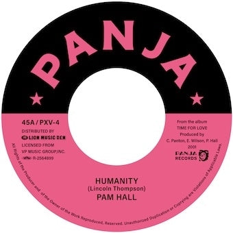 Pam Hall - HUMANITY c/w ARCHIBALD - Japan Vinyl 7 inch Single Record