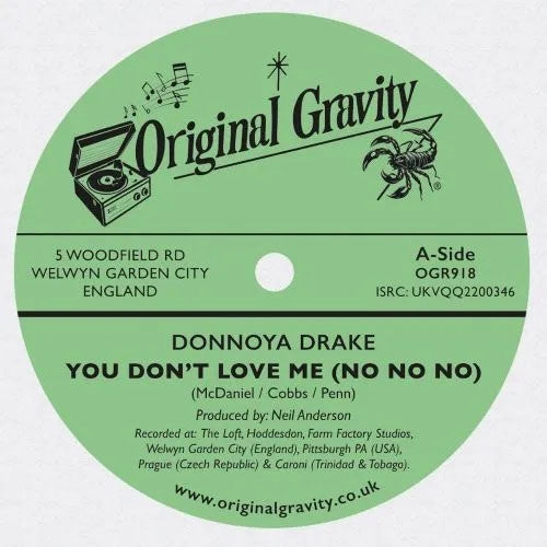 Donnoya Drake - You Don't Love Me (No No No) - Import Vinyl 7-inch single Recurd Limited Edition