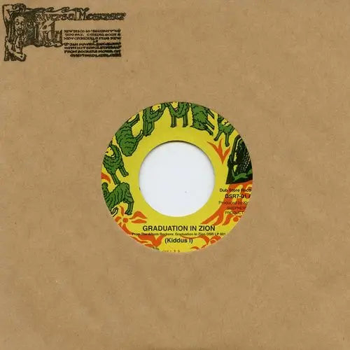 Kiddus I - Graduation In Zion - Japan 7 Inch Single Record