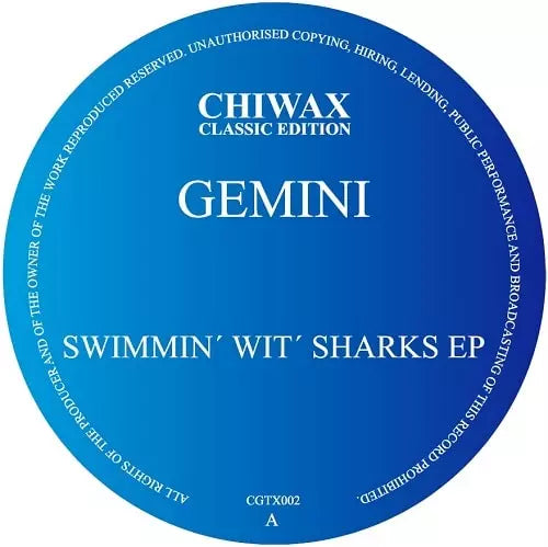 Gemini (Chicago) - Swimmin Wit Sharks Ep - Import 12 inch Record