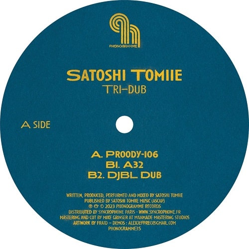 Satoshi Tomiie - Tri Dub - Import Vinyl 12 Inch Record